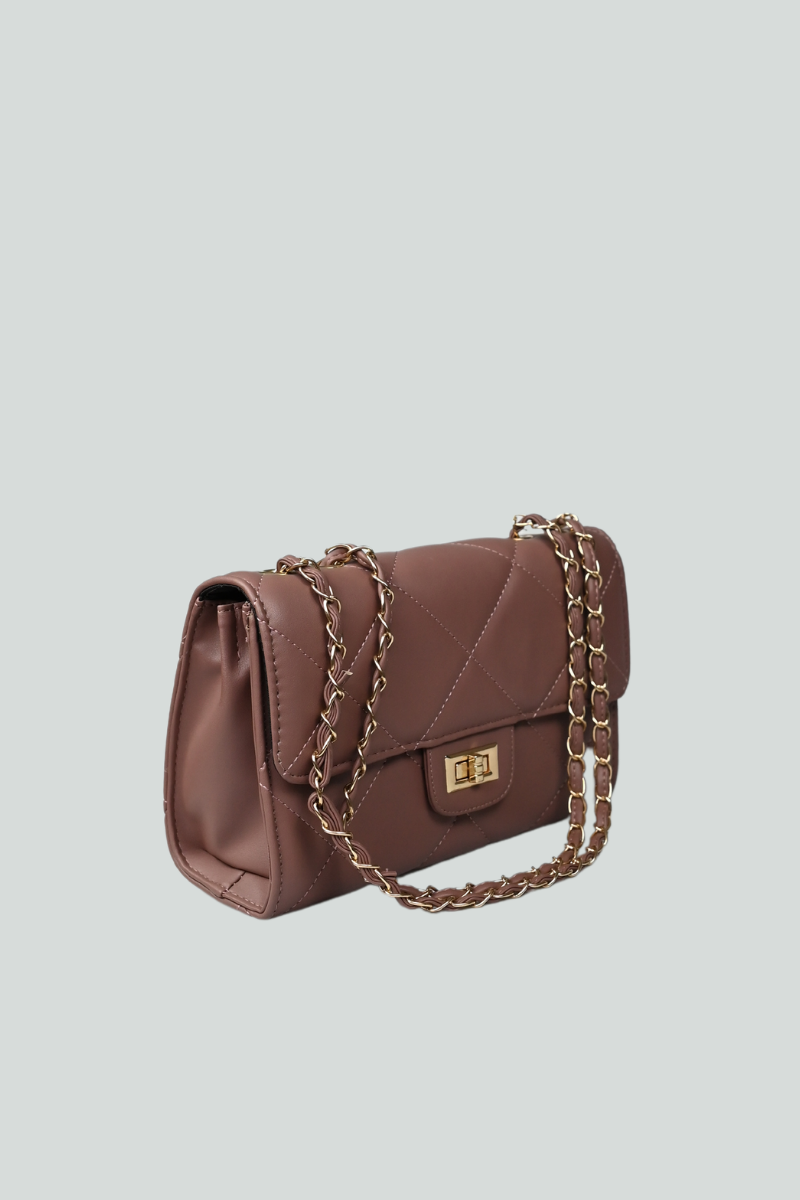 Τσάντα σάπιο μήλο με λουράκια μέσα σε αλυσίδα