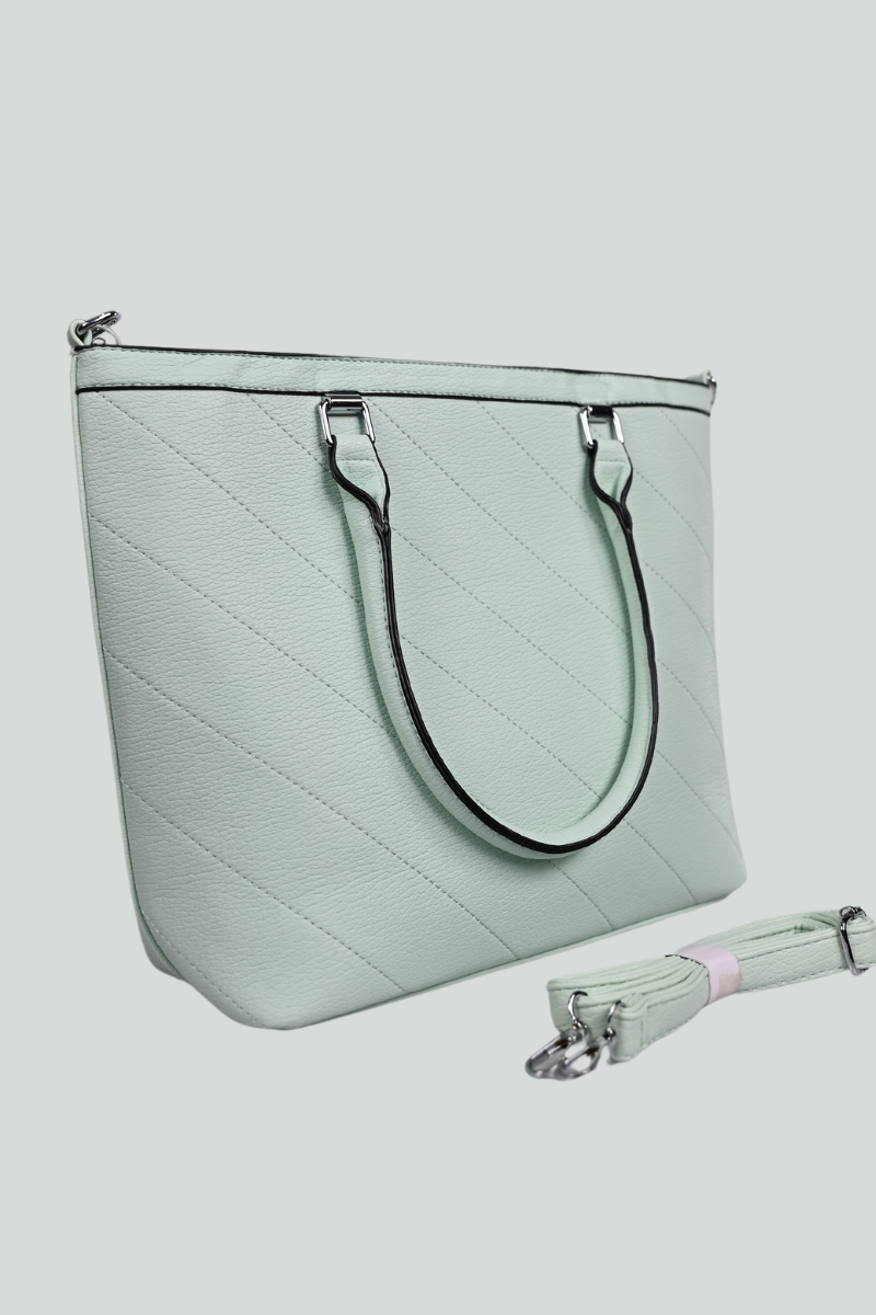 Τσάντα σιελ με αποσπόμενο λουράκι ώμου